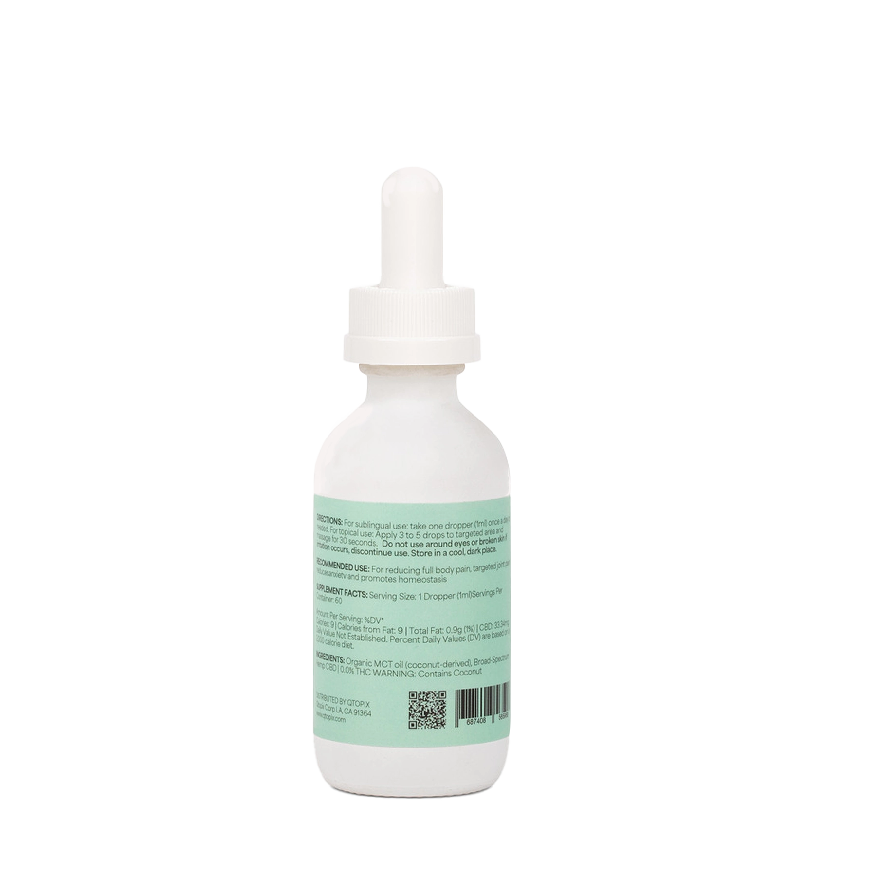 New Healing Drops (CBD + MCT) 2oz